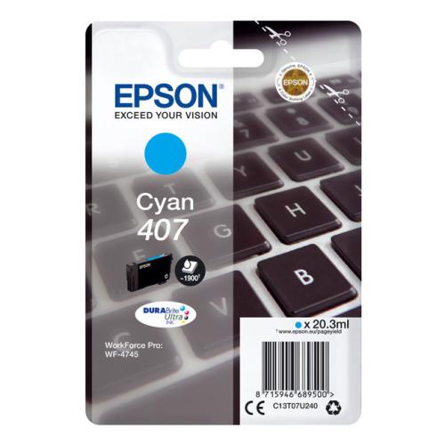 Epson printcartridge cyan (C13T07U240 / 407)