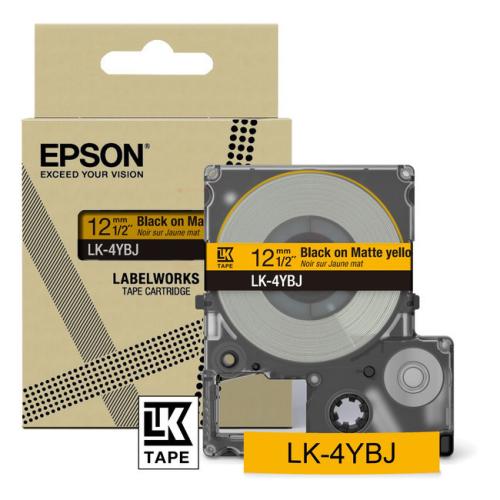 Epson labels black / yellow (C53S672074 / LK4YBJ)
