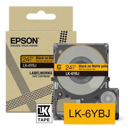 Epson labels black / yellow (C53S672076 / LK6YBJ)