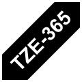 Brother tape white on black (TZE365), 36mm, laminated