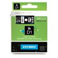 Dymo labels white on black (45811 / S0720910), 19mm, laminated