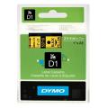 Dymo labels black on yellow (53718 / S0720980), 24mm, laminated