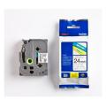 Brother tape black on transparent (TZE151), 24mm, laminated