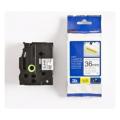 Brother tape black on white (TZES261), 36mm, laminated
