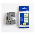 Brother tape black on white (TZES241), 18mm, laminated