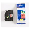 Brother tape black on red (TZE461), 36mm, laminated