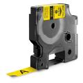 Dymo printer ribbon black on yellow (18490 / S0718080), 12mm
