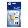 Brother printcartridge black / cyan / magenta / yellow (LC3211VALDR) (multipack)