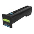 Lexmark toner cartridge cyan (82K2HC0 / 082K2HC0) (Return, high capacity)