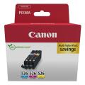 Canon printcartridge cyan / magenta / yellow (4541B019 / CLI526) (multipack)