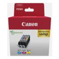 Canon printcartridge cyan / magenta / yellow (2934B016 / CLI521) (multipack)